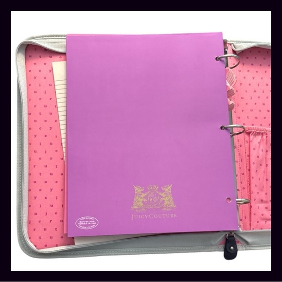 Rare Juicy Couture Binder Set - Picture 11 of 11